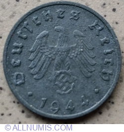 Image #2 of 10 Reichspfennig 1944 F