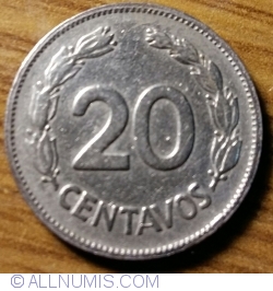 Image #1 of 20 Centavos 1962