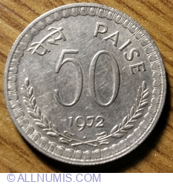 Image #1 of 50 Paise 1972 (B)