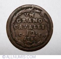 Image #1 of 1 Grano 1789 (12 Cavalli)