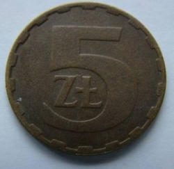 5 Zlotych 1985