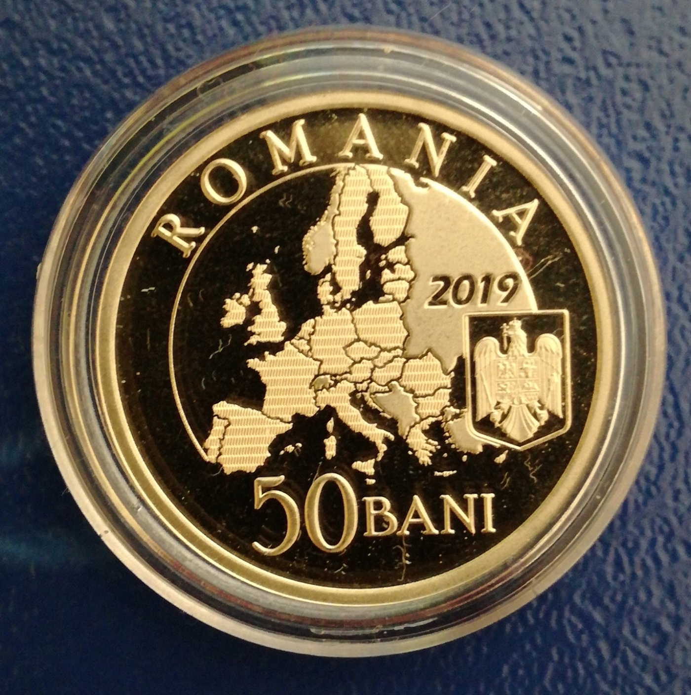 Romanian Coin 50 Bani | Queen Maria | King Ferdinand I | Romania | 2019