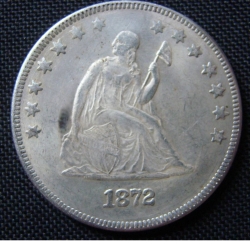 Image #2 of [COUNTERFEIT] 1 Dollar 1872