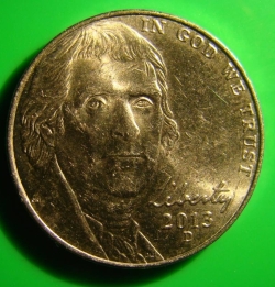 Image #2 of Jefferson Nickel 2013 D