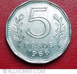 Image #1 of 5 Pesos 1966