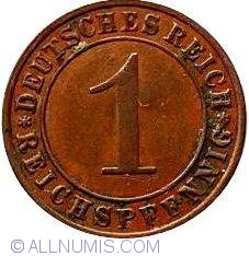 1 Reichspfennig 1924 E