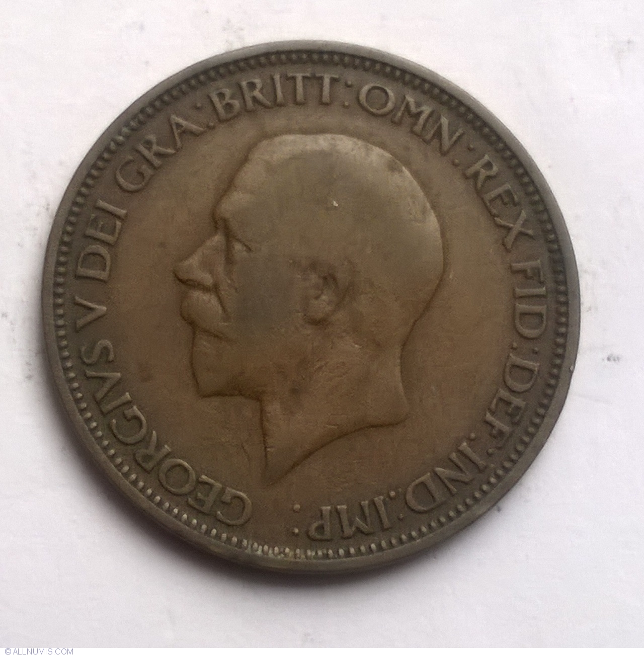1934 half penny coin value