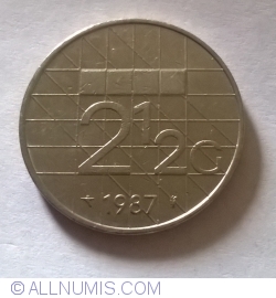Image #2 of 2 1/2 Gulden 1987
