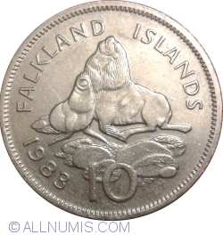 Image #1 of 10 Pence 1983