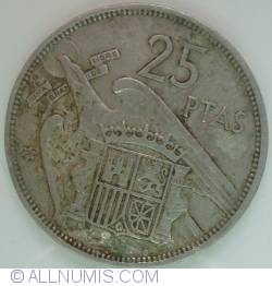 Image #1 of 25 Pesetas 1957(58)