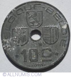 Image #1 of 10 Centimes 1943 (Belgique-België)