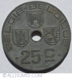 Image #1 of 25 Centimes 1942 (België-Belgique)