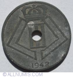 Image #2 of 25 Centimes 1942 (België-Belgique)