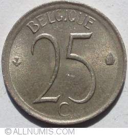 Image #1 of 25 Centimes 1971 (Belgique)