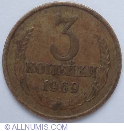 Image #1 of 3 Kopeks 1969