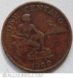 Image #1 of 1 Centavo 1960