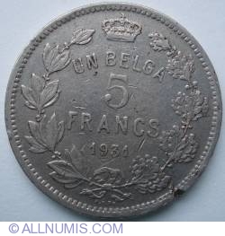 Image #1 of 5 Francs 1931