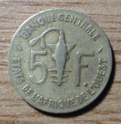 5 Francs 1992