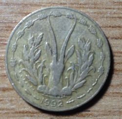 5 Francs 1992