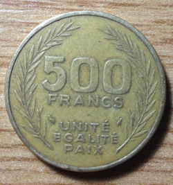 500 Francs 1989