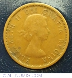 Image #1 of 1 Cent 1955 (shoulder strap)