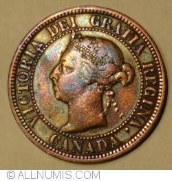 Image #2 of 1 Cent 1891