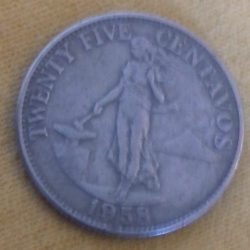 Image #1 of 25 Centavos 1958