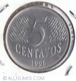 Image #2 of 5 Centavos 1995