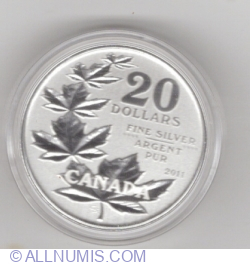 Image #2 of 20 Dollars 2011 - Maple Leaf