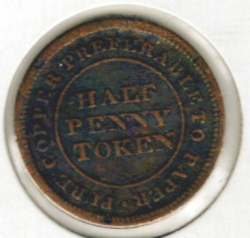 1/2 Penny 1813 - Trade and Navigation