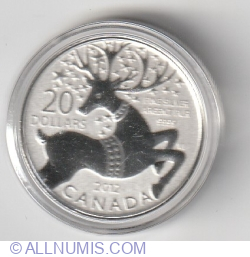 20 Dollars 2012 Reindeer