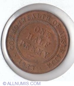 1/2 Penny 1933