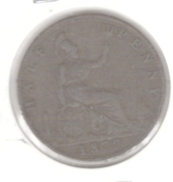 Image #2 of Half penny 1877