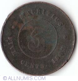 Image #2 of 5 Cents 1883