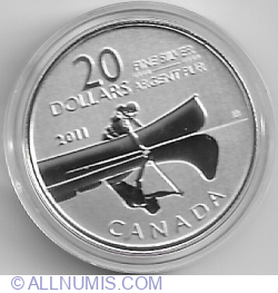 20 Dollars 2011 - Canoe