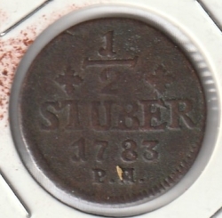 1/2 Stuber 1783