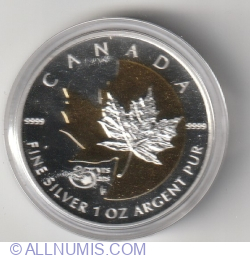 Image #2 of 5 Dollars 2013 - Celebrating 25 years of the Canadian Mint's Silver Maple Leaf