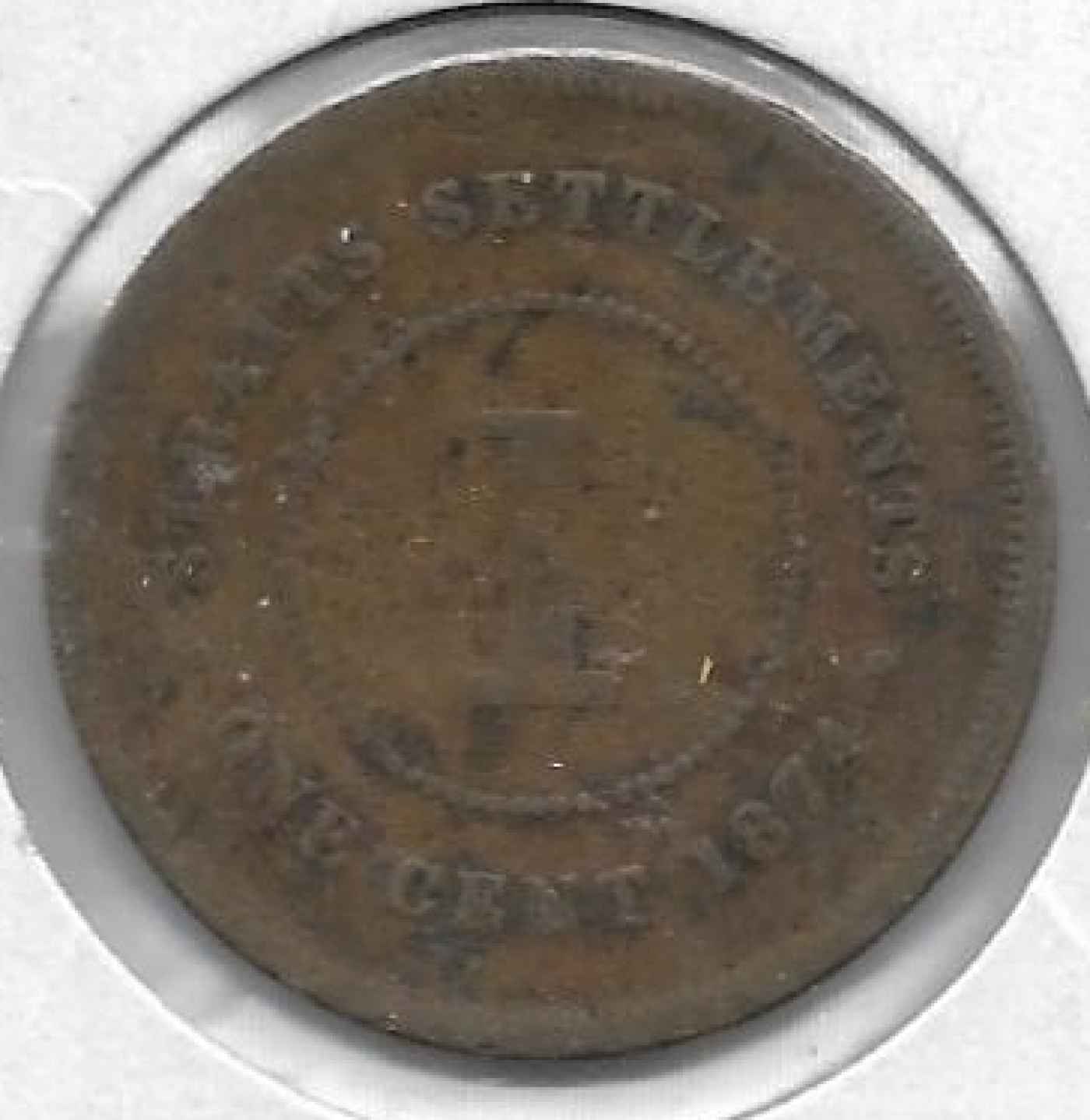 1 Cent 1874, British Colony (1867-1946) - Straits Settlements - Coin ...
