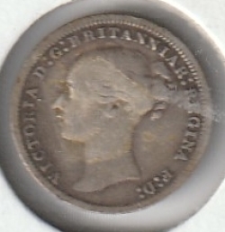 Threepence 1875