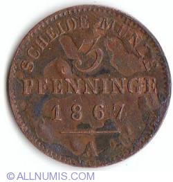 Image #2 of 3 Pfennig 1867 A