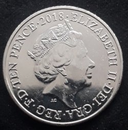 Image #1 of 10 Pence 2018 - L - Loch Ness Monster