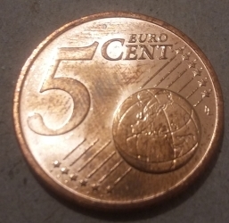 Image #1 of 5 Euro Cent 2016 J