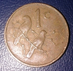 Image #2 of 1 Cent 1967 - SUID-AFRIKA