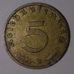 Image #2 of 5 Reichspfennig 1939 E