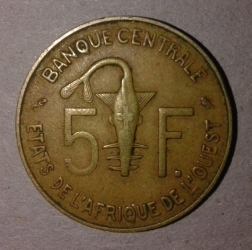 Image #1 of 5 Francs 1971