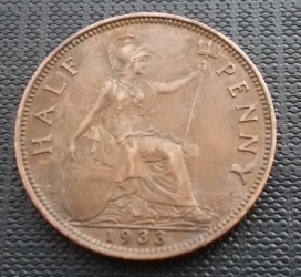 Image #2 of Half Penny 1933