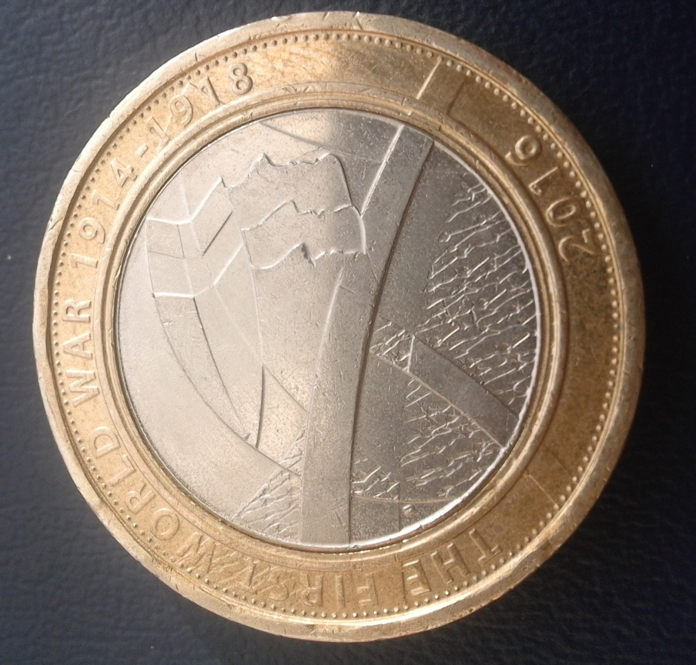 2 Pounds 2016 The First World War Elizabeth II 2 Pounds 