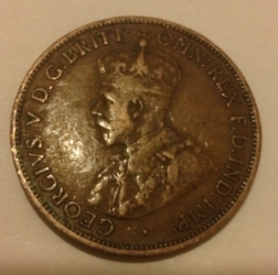 1/2 Penny 1921