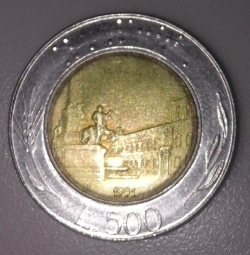 500 Lire 1991 (RARA)