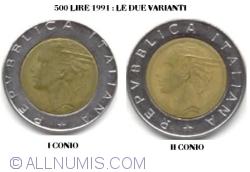500 Lire 1991 (RARA)